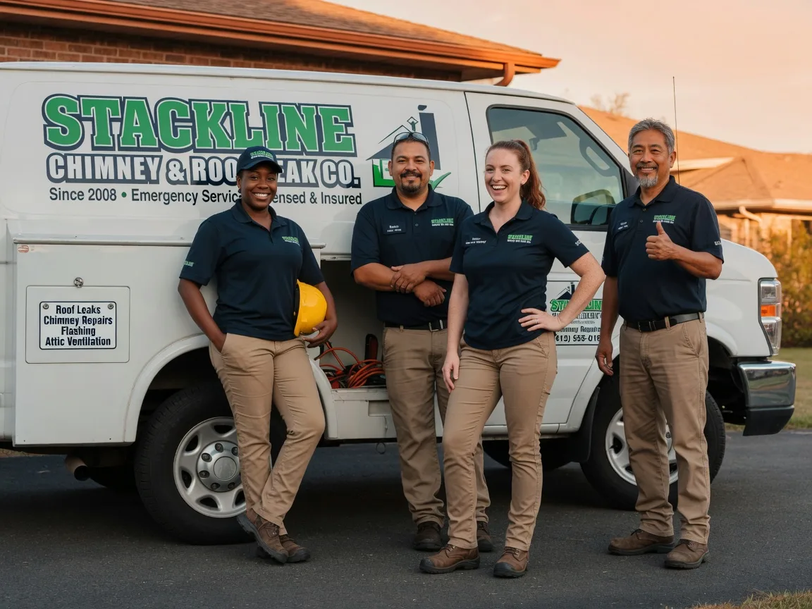 Chimney flashing repair company in Hayesville, NC